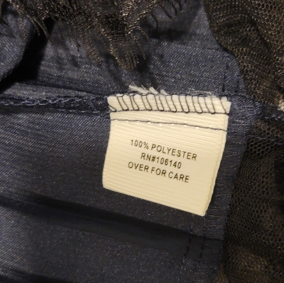 Ultra Pink | Navy Blue Pleated Skirt | Size S | NWOT - Picture 3 of 4